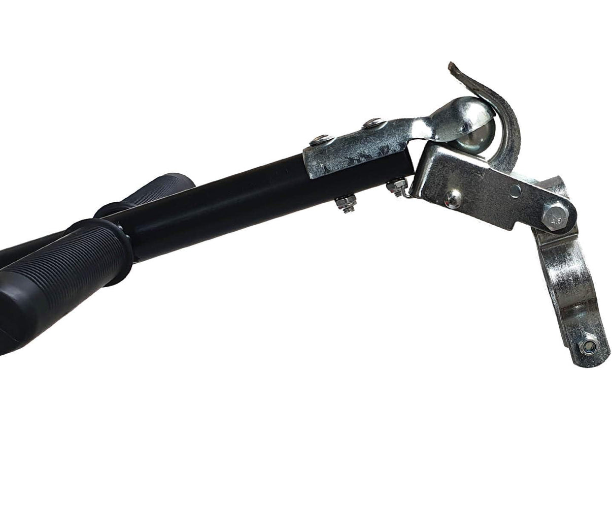 DMS® Fahrradanhänger, Lastenanhänger, Handwagen, mit Hochdeichsel, Transportbox mit 70 Liter Volumen, Max. 60kg, Kugel-Kupplung für Fahrräder mit 26'' - 28'' rot